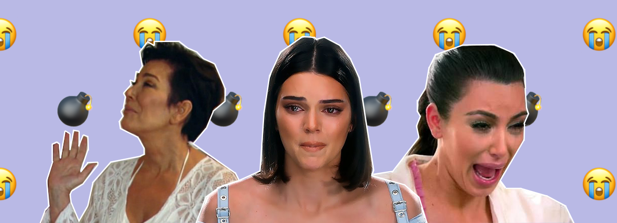 kardashian zussen huilen