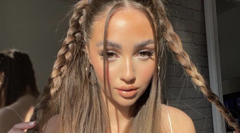 Bubble braids TikTok-haartrend