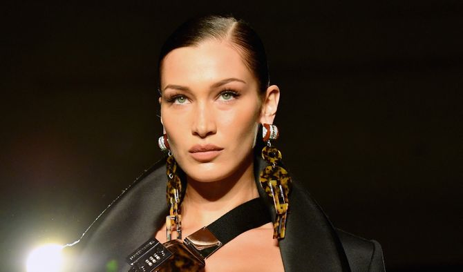 jurk, bella hadid, food diary