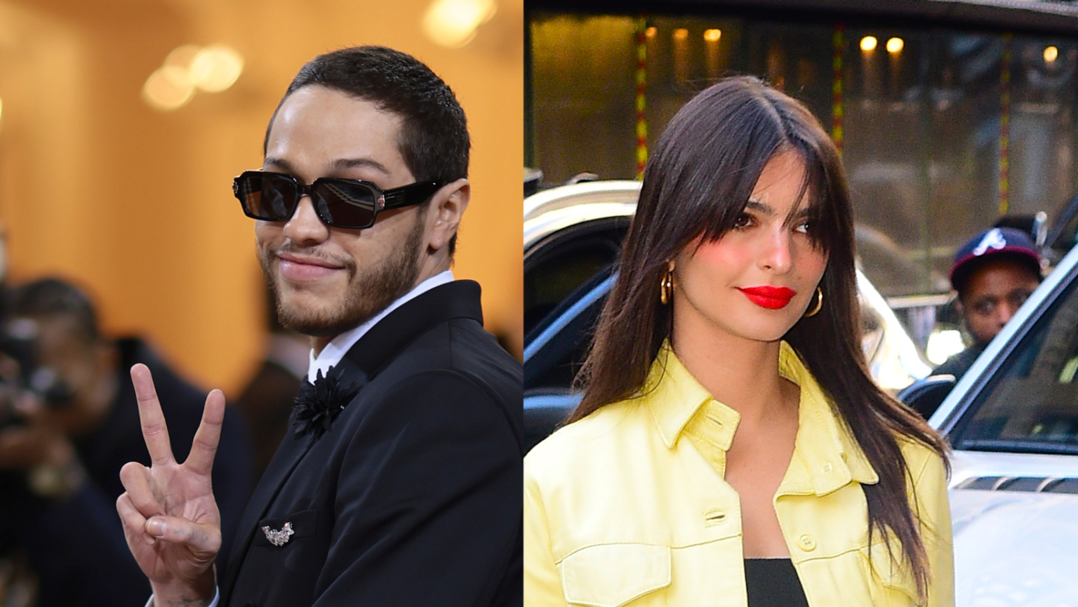 pete davidson en emily ratajkowski emrata