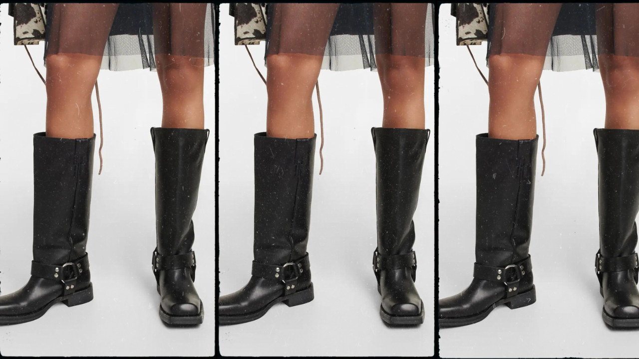 Biker boots acne studios dupe