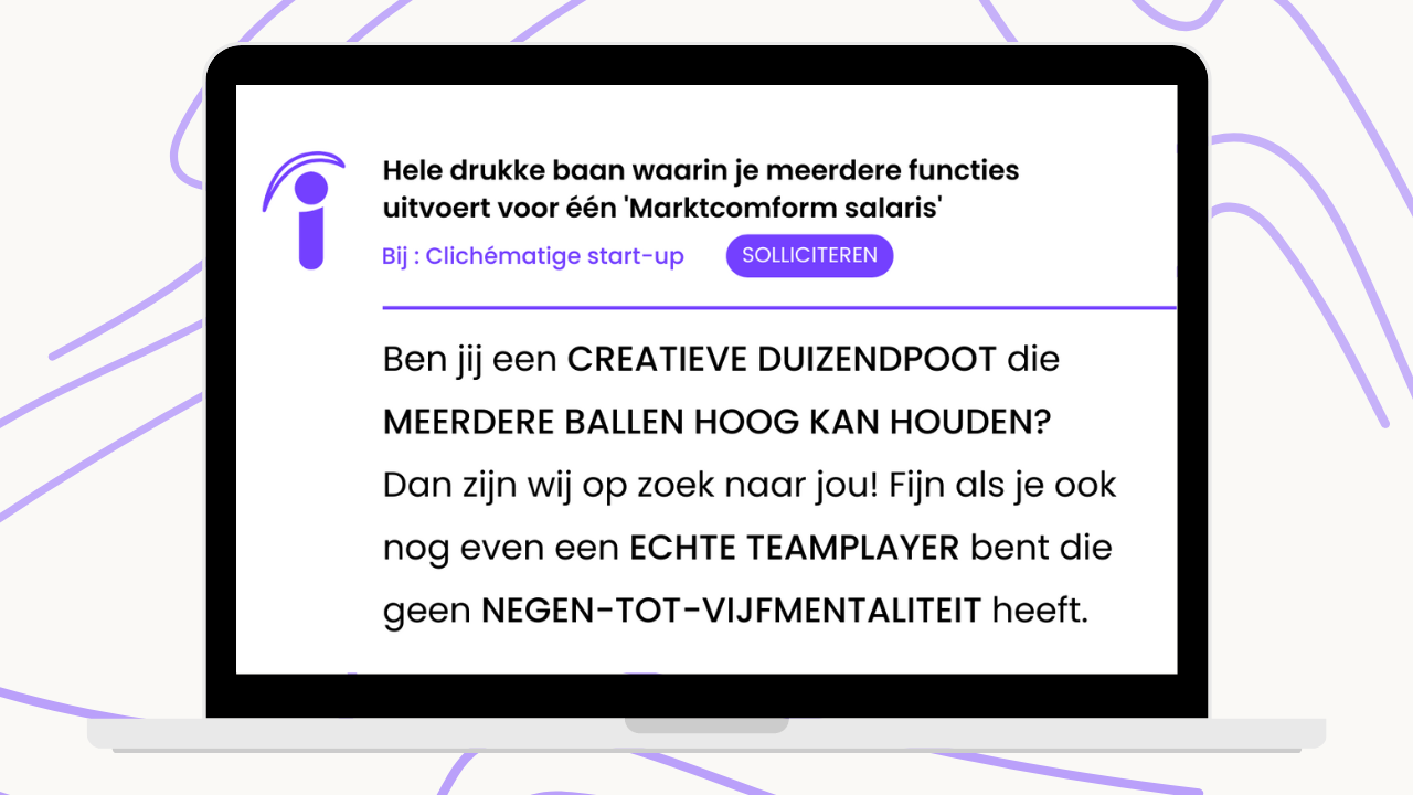 jeukwoorden vacatureteksten