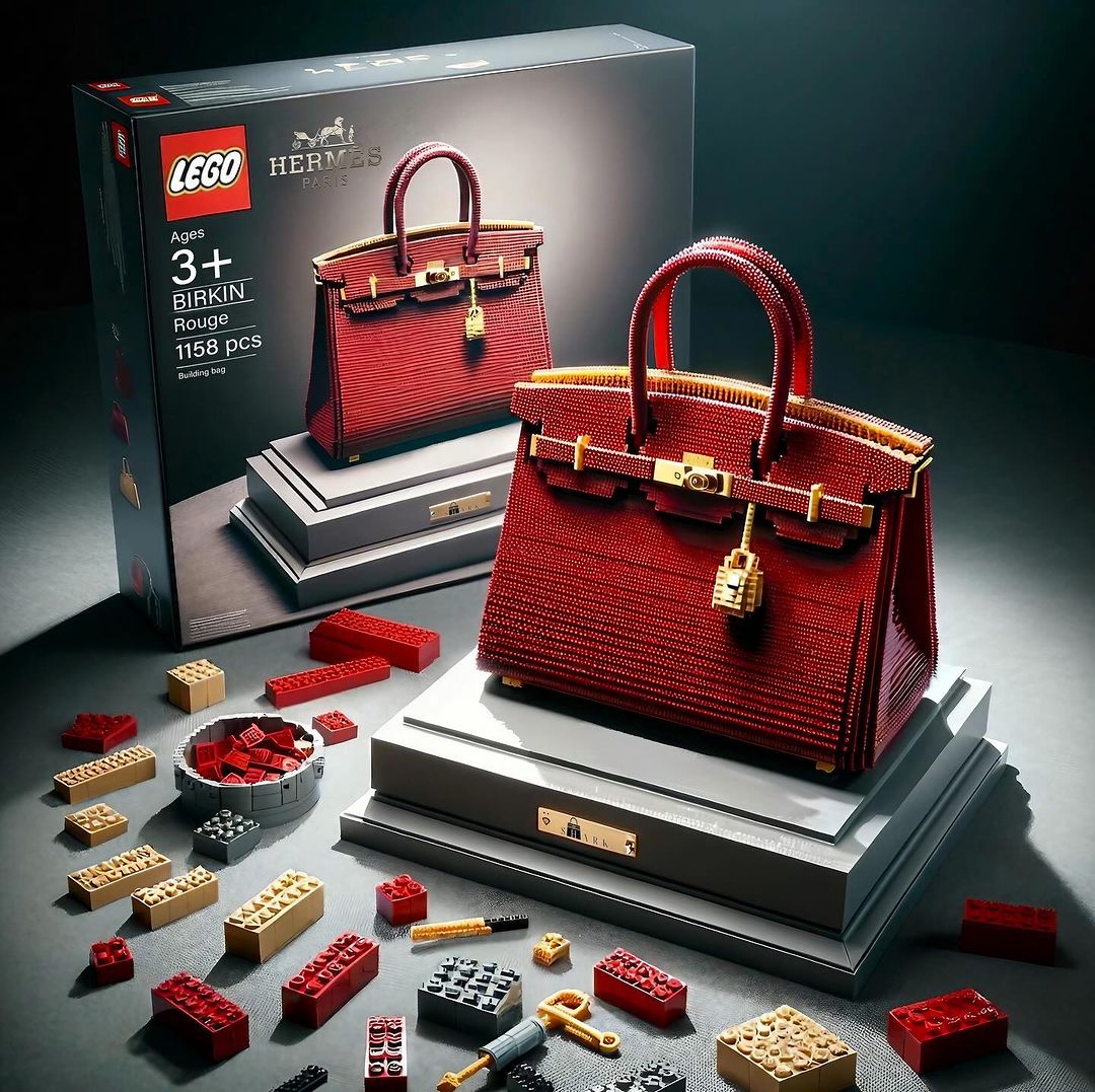 Een Birkin bag van Lego - is het echt?