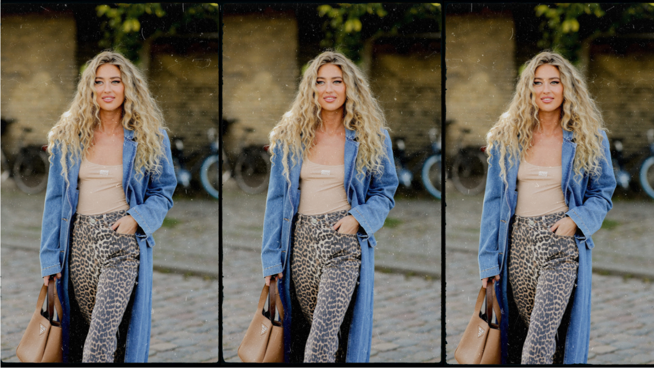 Ganni luipaard jeans dupe