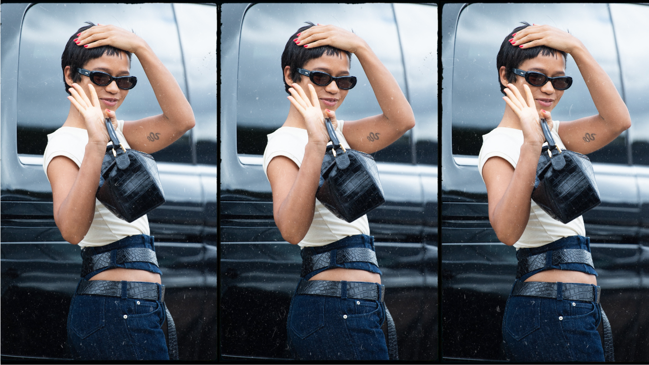 stijl van Taylor Russell