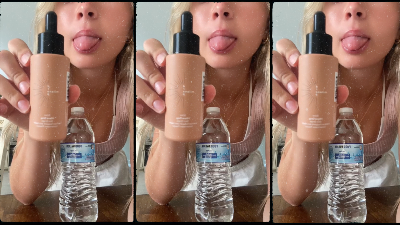 drinkbare tanning drops