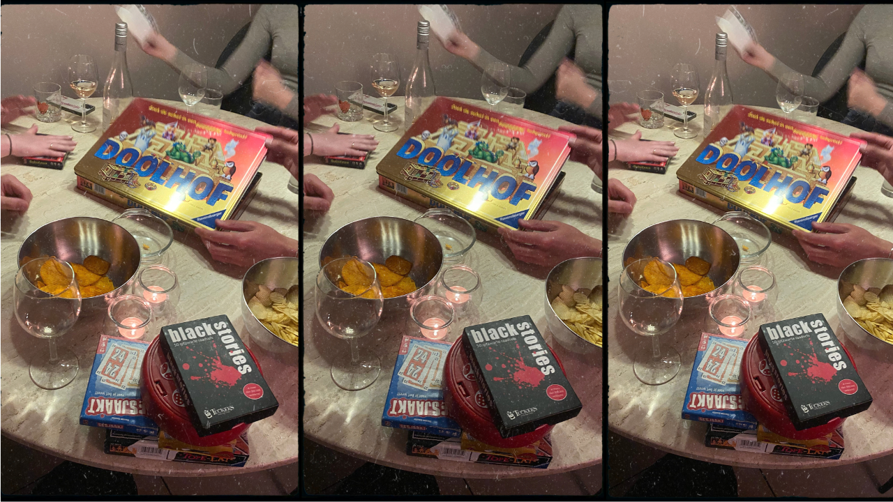 Vals spelen gezelschapsspellen