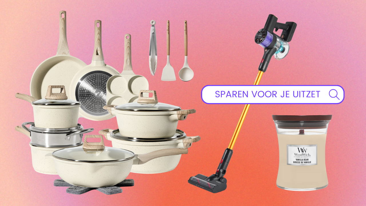 sparen voor je uitzet uitzetlijst geld