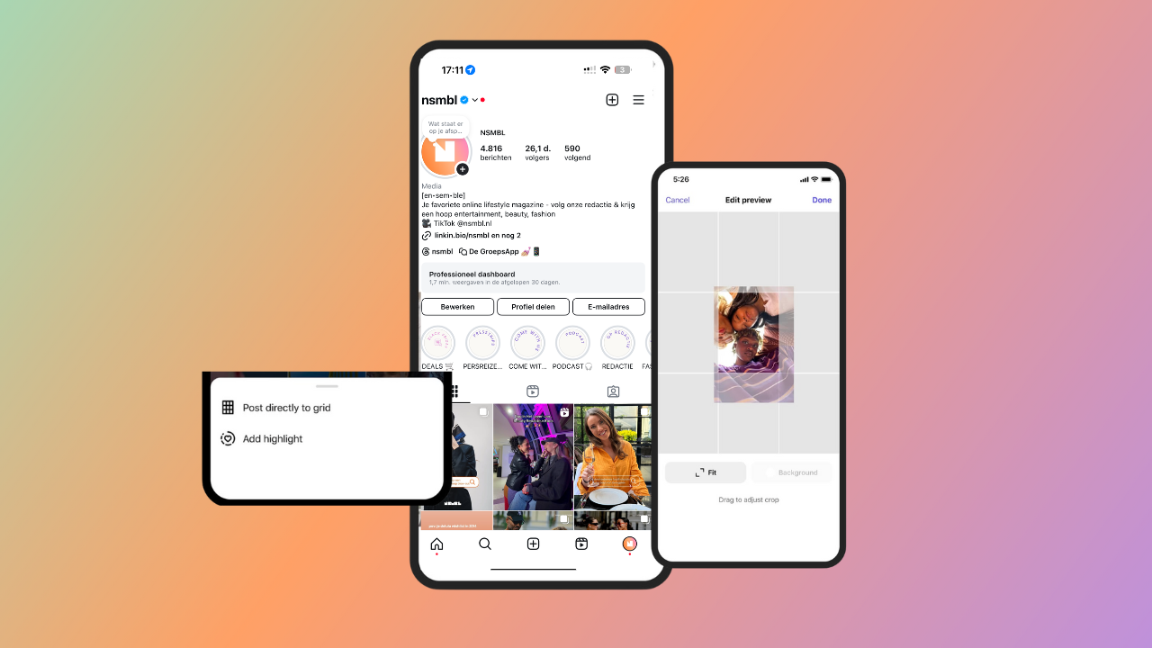 Instagram verandering feed