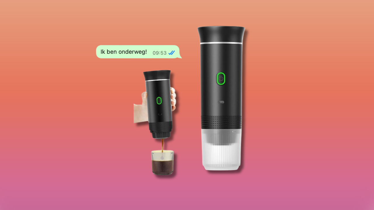 draagbaar koffiezetapparaat amazon
