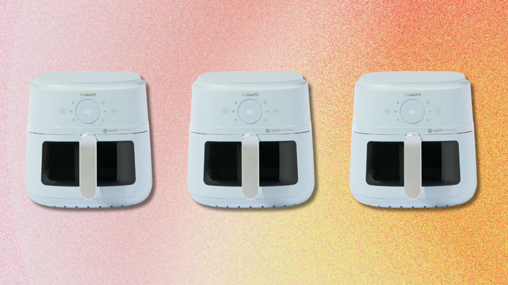 hema airfryer philips babyblauw