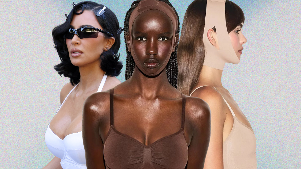 Skims Seamless Scult Face Wrap