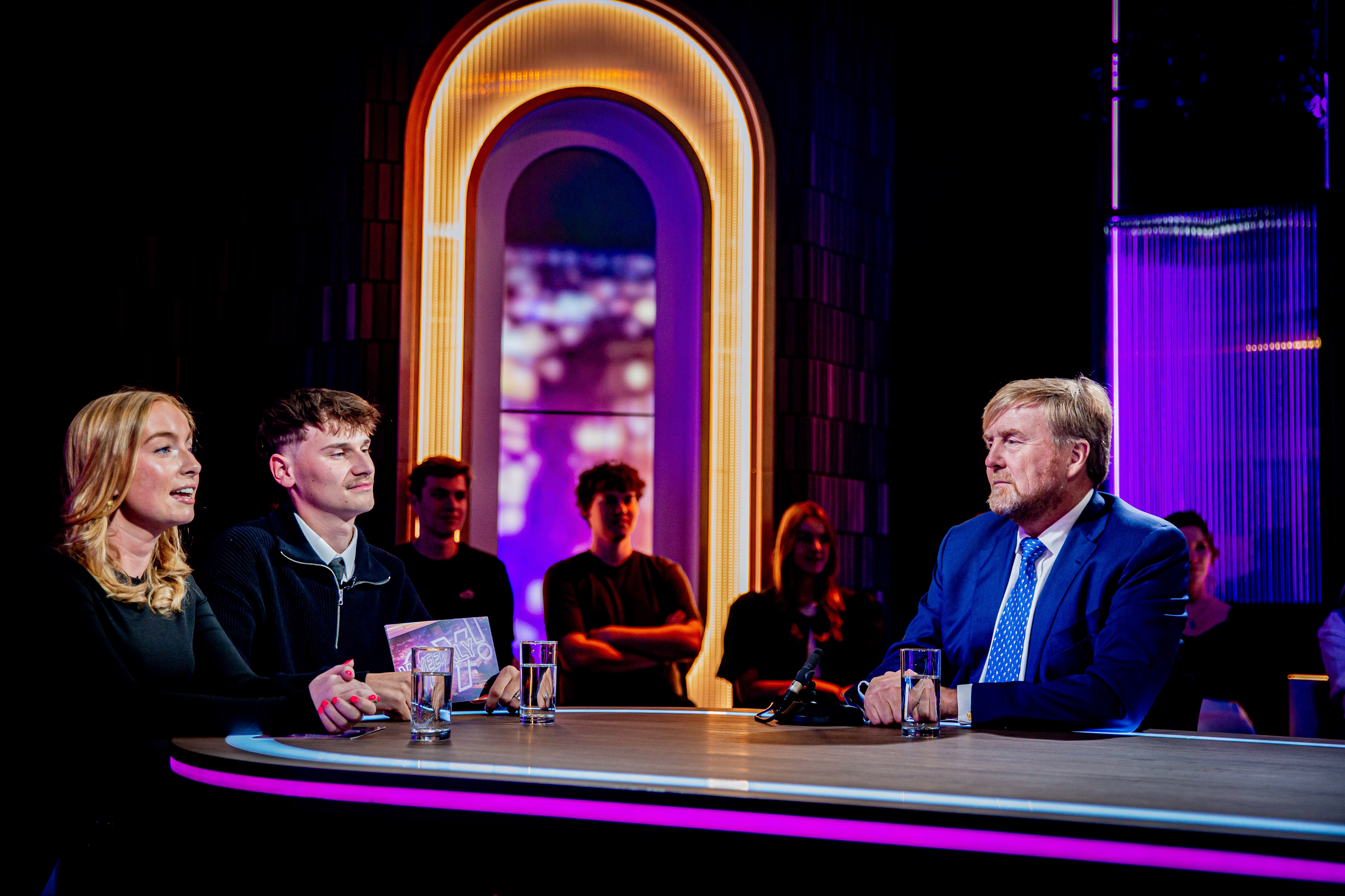 Koning brengt werkbezoek aan Fontys Journalistiek Tilburg