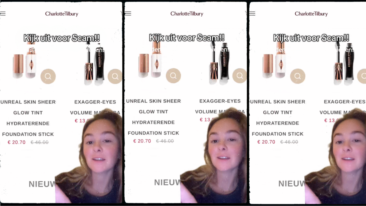 scam charlotte tilbury korting