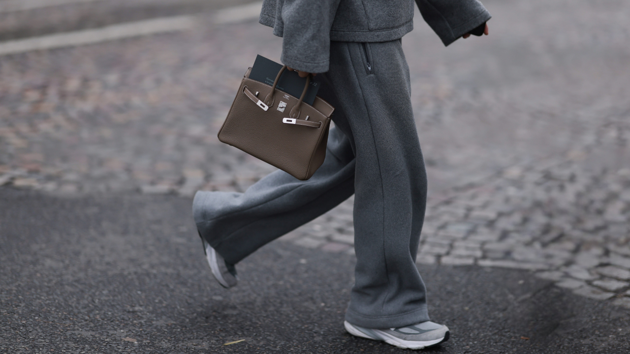 grijze joggingbroek hm