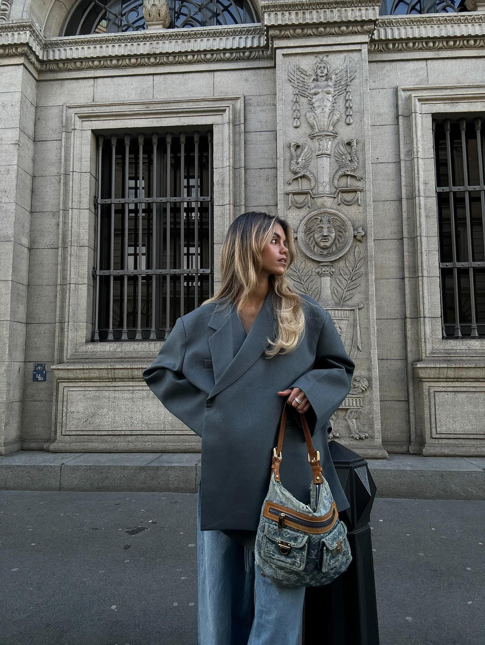 The Room Oversized Slit Blazer