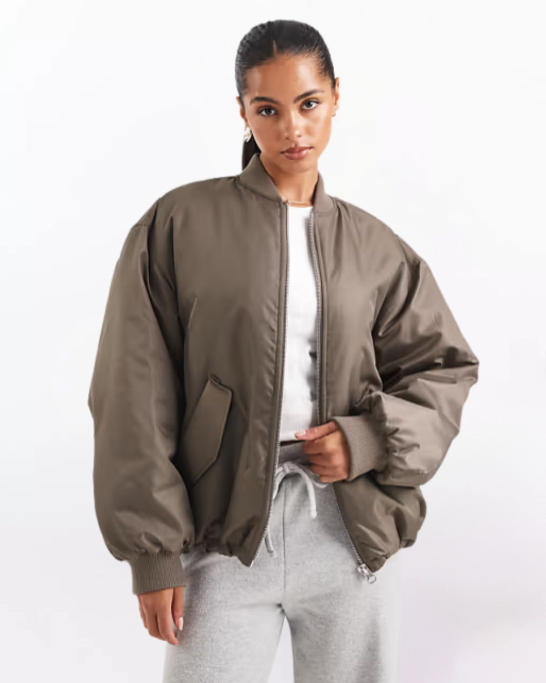ASOS  DESIGN oversized bomber jacket 