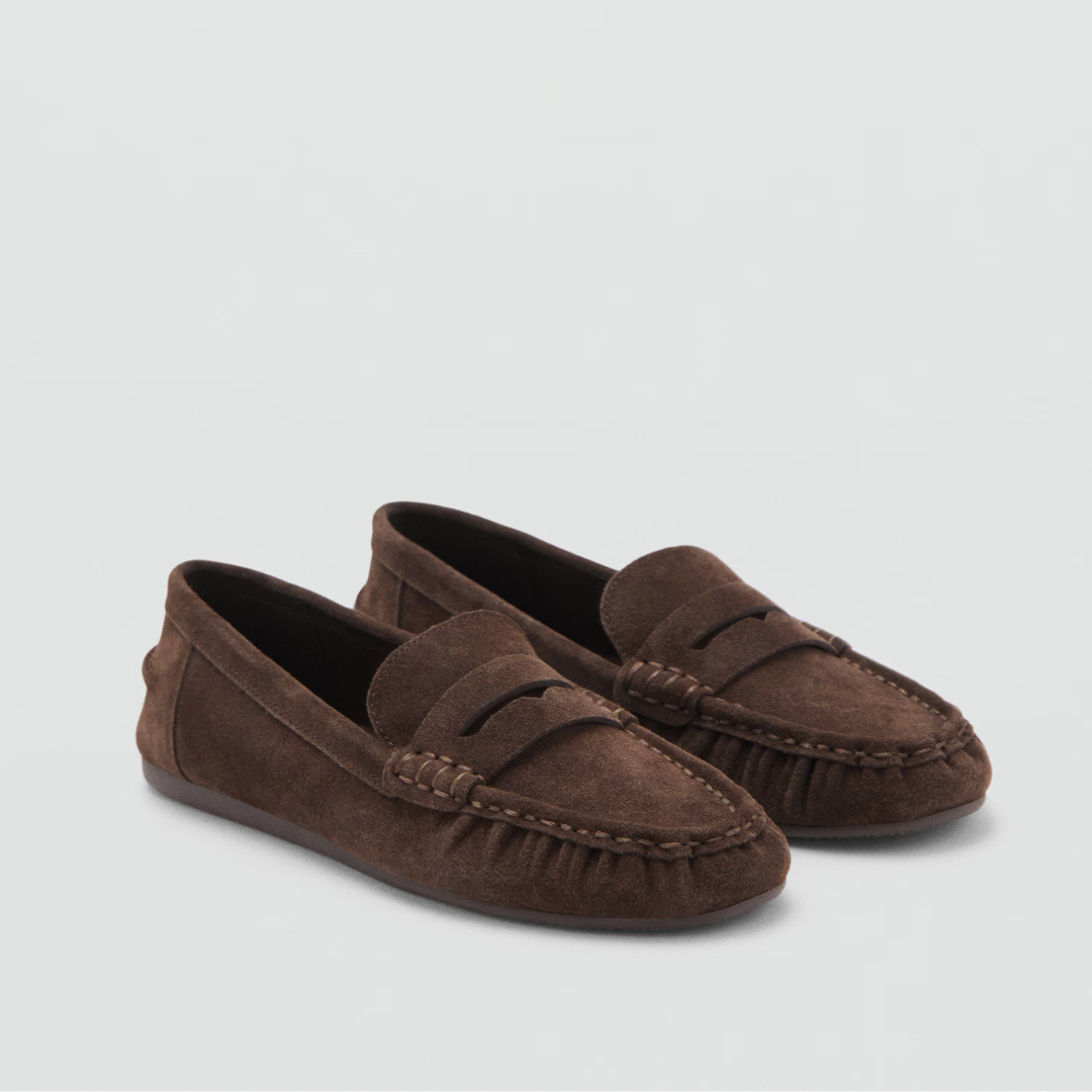 Mango Suede instappers 