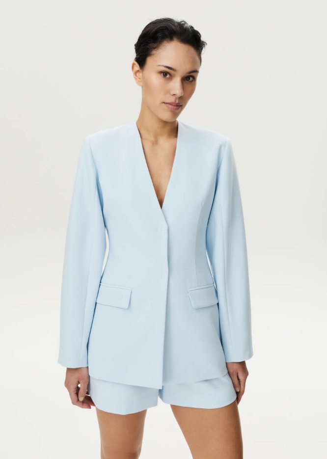 Blazer zonder revers