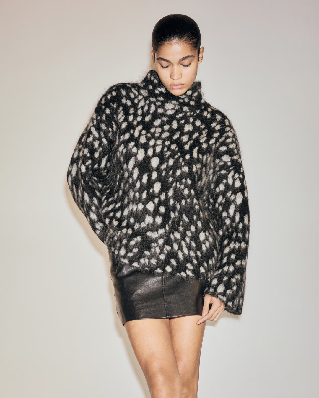 H&M trui van mohairmix