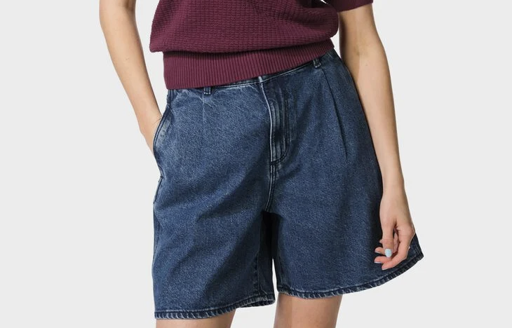 Hema Wijde Denim Short