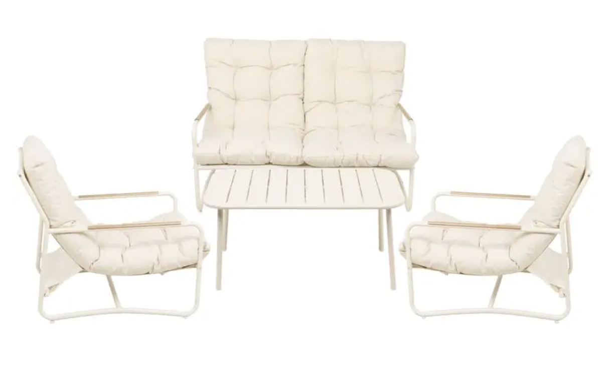 Action beige tuinset 