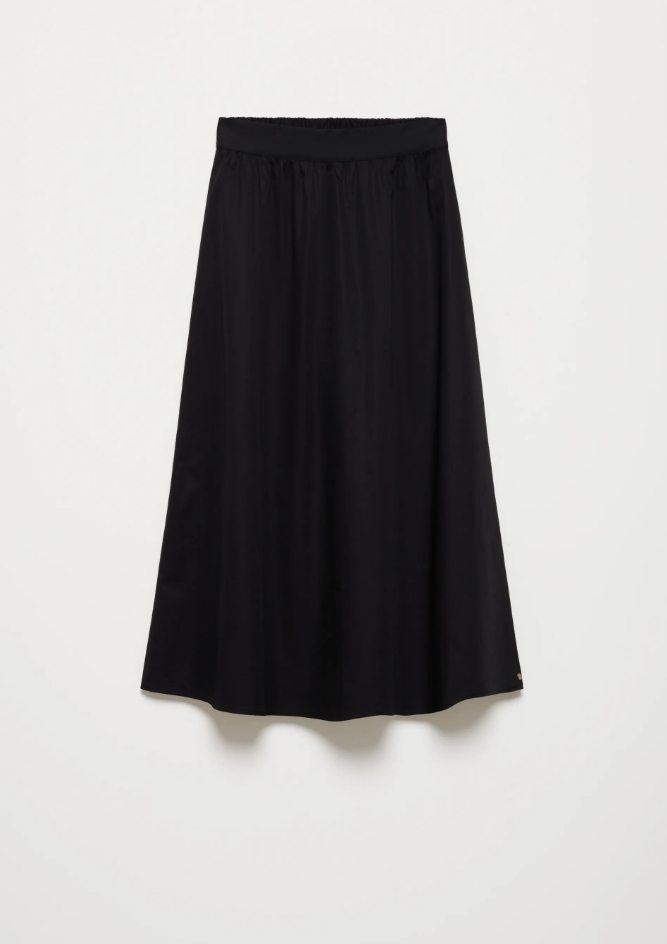 Poplin maxi rok