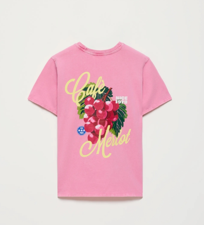 T-shirt met backprint