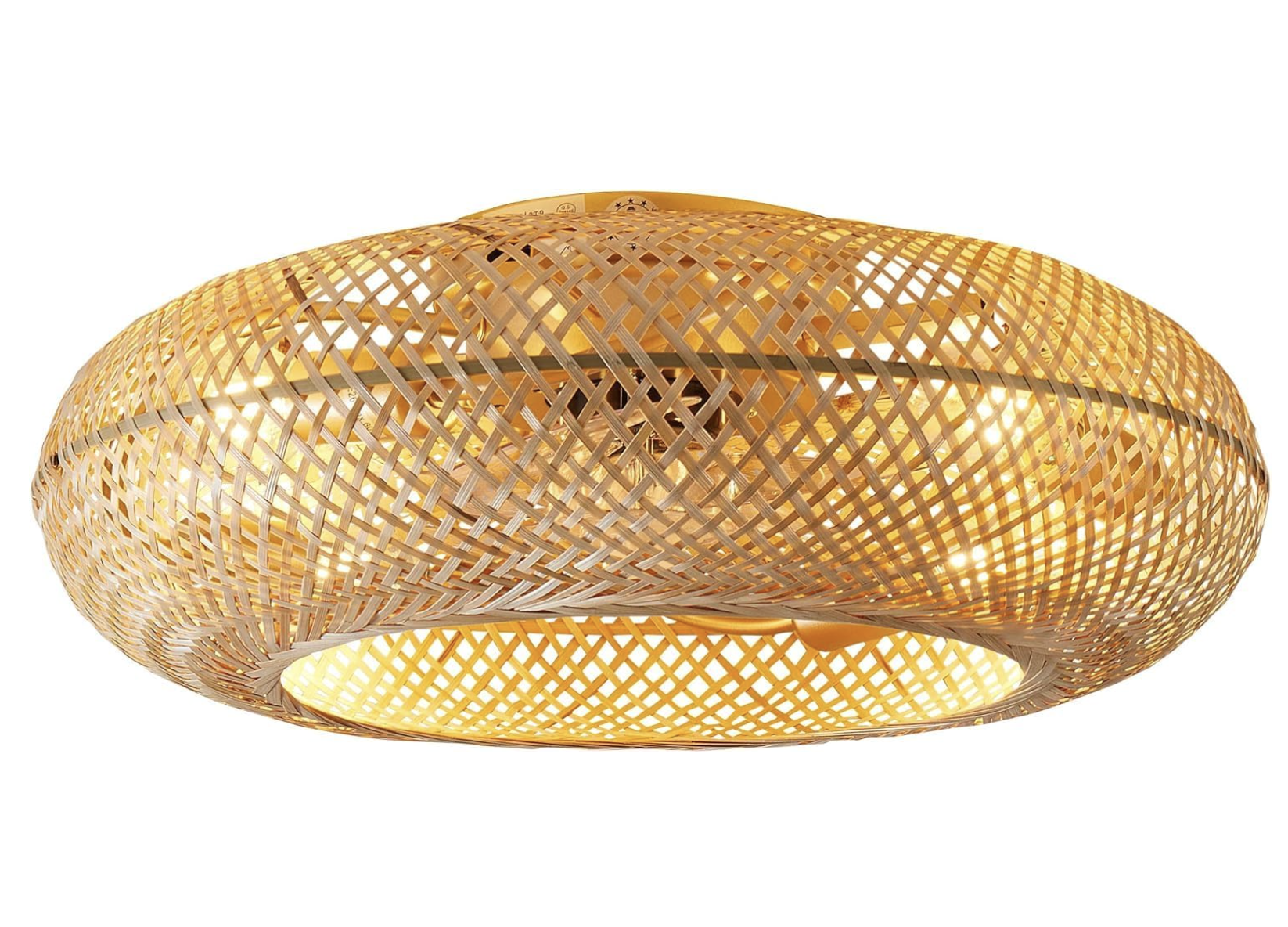 Plafondlamp met ventilator