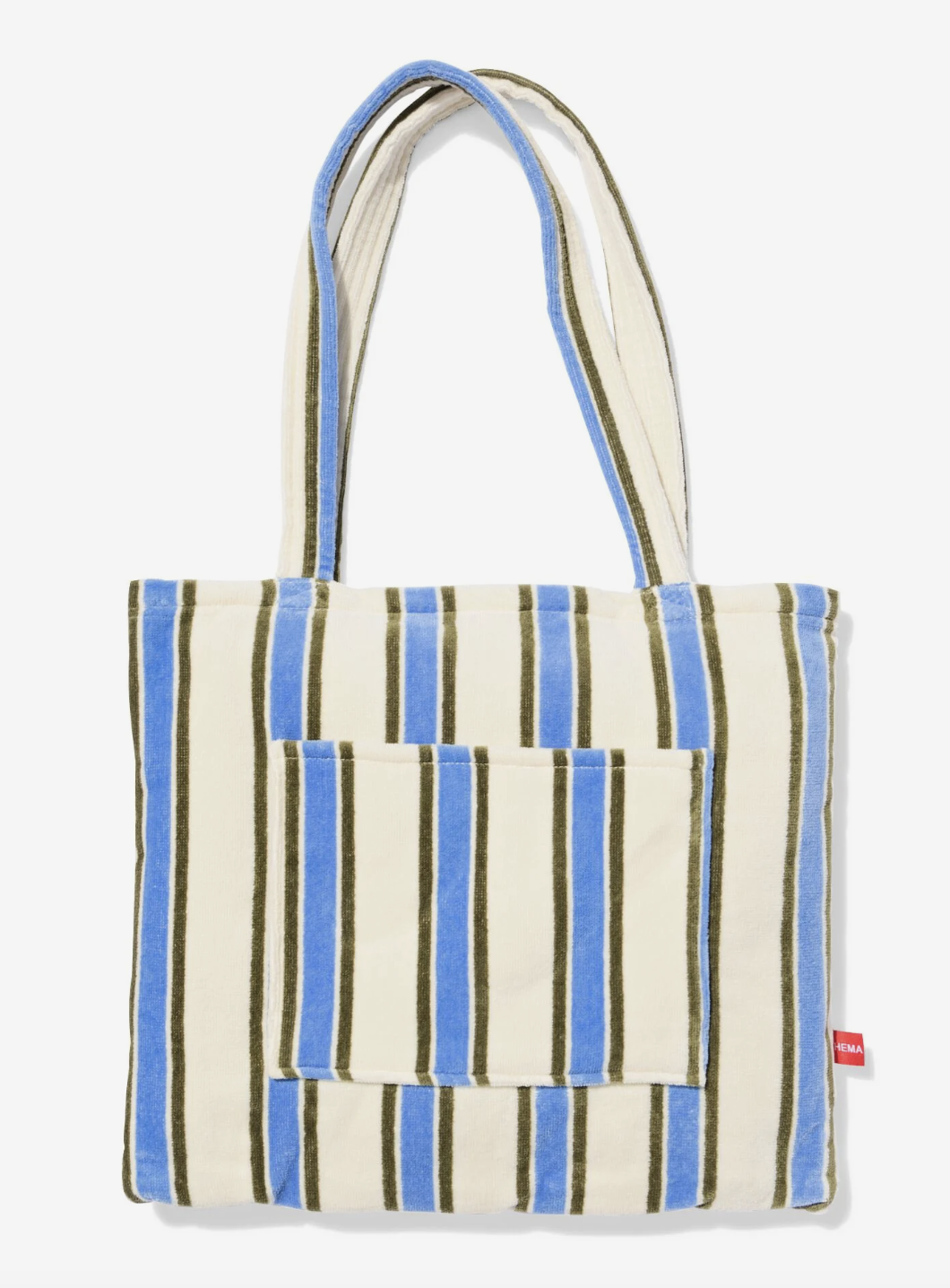 Strandhanddoek in tas van HEMA